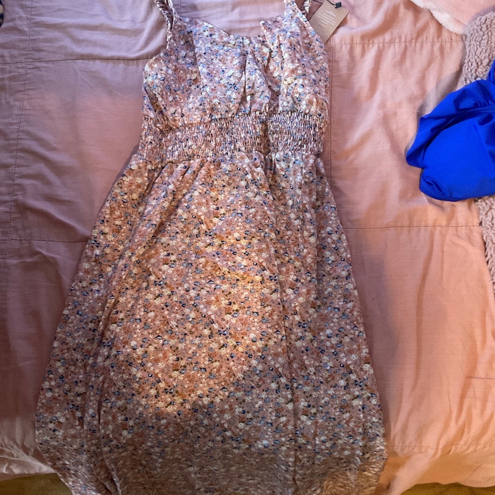 A pink dress